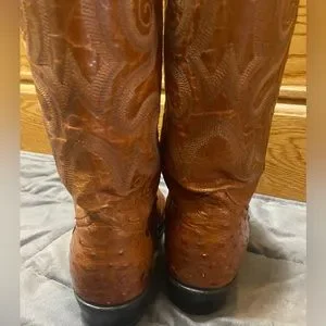 Tony Lama | Shoes | Vintage Ostrich Tony Lama Cowboy Boots  display picture 1